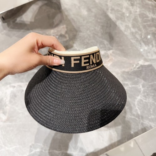 Fendi Womens Visor Hat Luxury Brand Design Fendi Cap with Original Box  