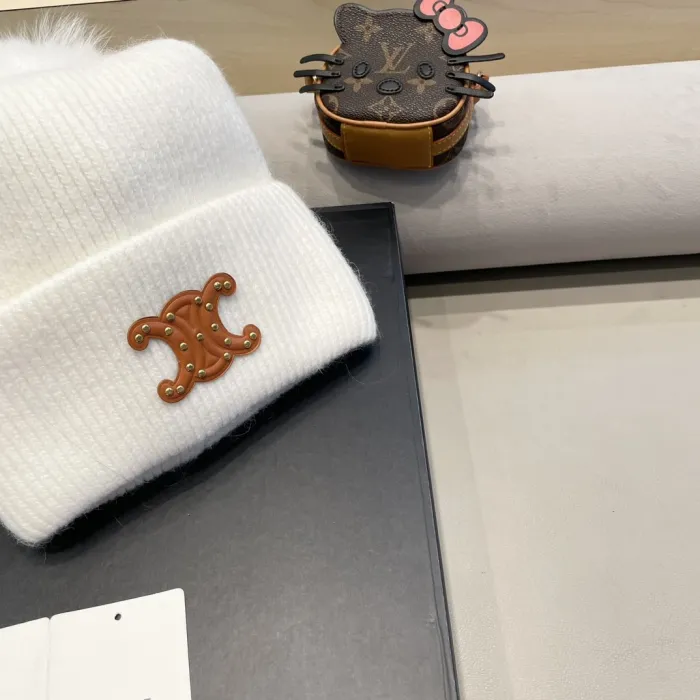Celine Womens Hats Luxury Brand Design Celine Knit Hat with Original Box  
