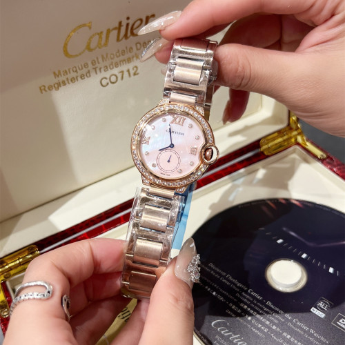 Cartier Womens Watch Luxury Brand Design Fashion Type with Original Box