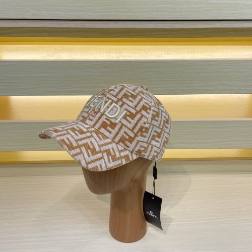 Fendi Men Womens Hat Luxury Brand Design Fendi Baseball Cap with Original Box  