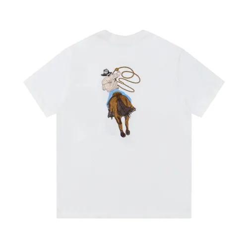 Louis Vuitton Luxury Brand Men Womens Short Sleeve T-Shirt Graphic Embroidered Cotton T-Shirt 1AFXNO   