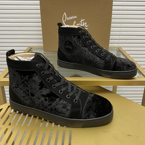 Christian Louboutin Mens Shoes Sneakers Luxury Brand Red Bottom Design Sports Footwears with Original Box