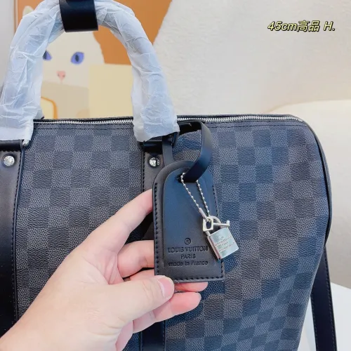 Louis Vuitton Womens and Mens Unisex Bags Luxury Brand LV Keepall Bandoulière 45 Fashion Design Travel Bag