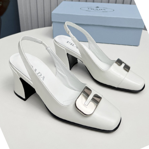 Prada Womens Shoes Sandals Casual Luxury Brand Pumps 8.5cm Heel with Original Box Whatsapp 