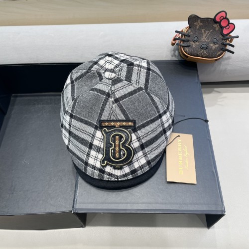 Burberry Womens Cap Beret Hat Luxury Brand with Original Box  