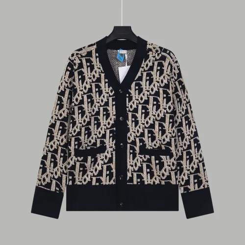 Dior Men Womens Sweater Knitwear Luxury Brand Mens Knit Cardigan Top Quality   