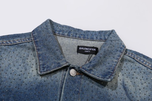 Balenciaga Men Womens Jacket Denim Coat Luxury Brand Mens Jackets Top Quality   