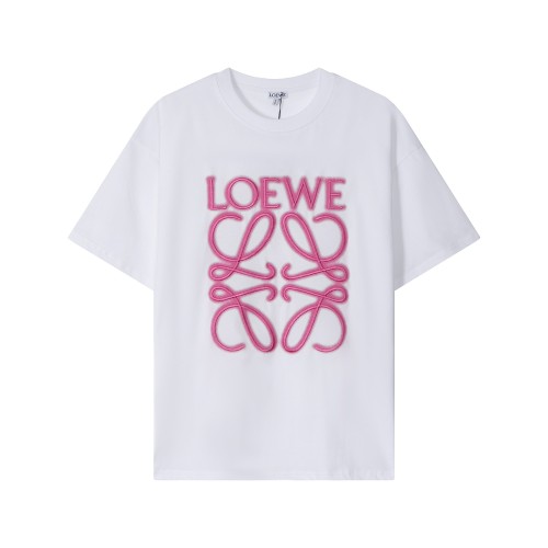 Loewe Luxury Brand Men Womens Short Sleeve T-Shirt   