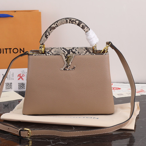 Louis Vuitton Womens Bags Handbags Luxury Brand CAPUCINES BB Leather Messenger Shoulder Bags M52689