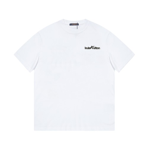 Louis Vuitton Luxury Brand Men Womens Short Sleeve T-Shirt   