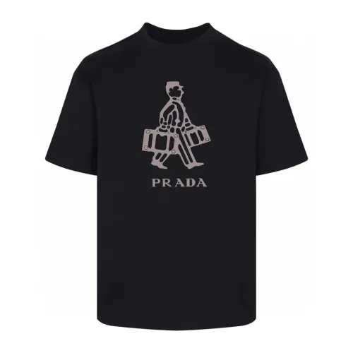 Prada Luxury Brand Men Womens Short Sleeve T-Shirt T shirts   
