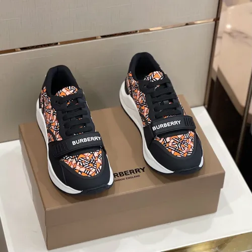 Burberry Men Shoes Fashion Sneakers Luxury Brand Vintage Cotton Sneaker with Original Box