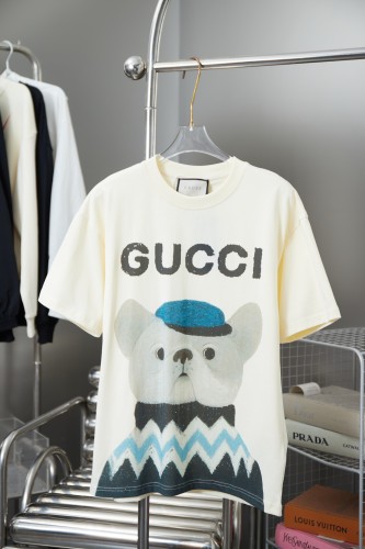 Gucci Luxury Brand Women Mens Short Sleeve T-Shirt   