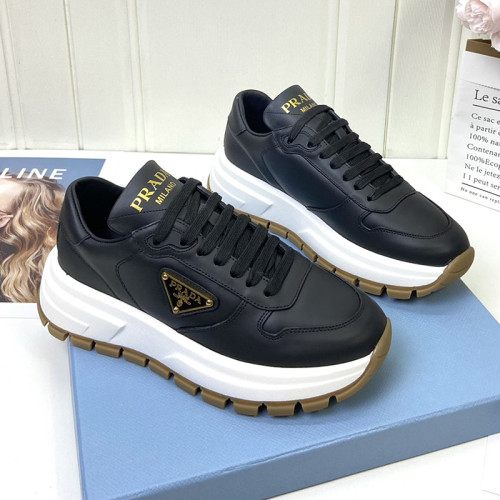 Prada Womens Shoes Sneakers Lace-Up Luxury Brand Fashion Sneakers for Women with Original Box whatsapp 