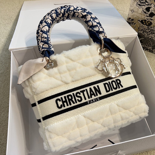 Dior Womens Bags Handbags Luxury Fashion MINI LADY DIOR BAG M0505OWCB_M323 with Original Box