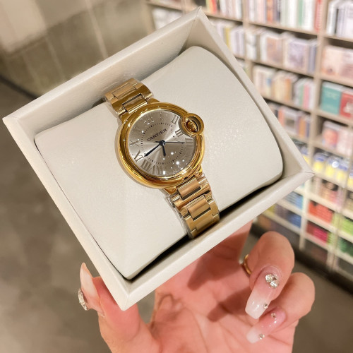 Cartier Womens Watch Luxury Brand Design Fashion Type with Original Box