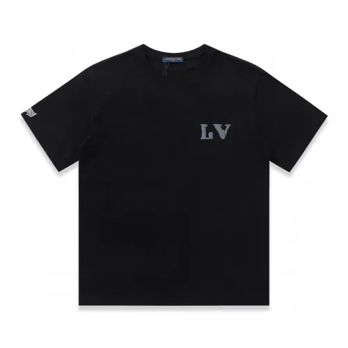 Louis Vuitton Luxury Brand Men Womens Short Sleeve T-Shirt   