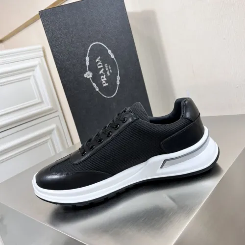 Prada Mens Shoes Casual Luxury Brand Breathable Sneakers with Original Box