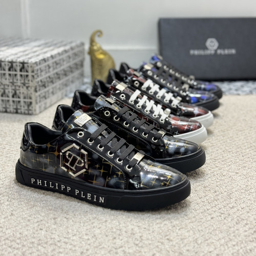Philipp Plein Men Shoes Sneakers Low Top Sneaker Fashion Design Luxury Brand Trainer Predator TM with Original Box Whatsapp 