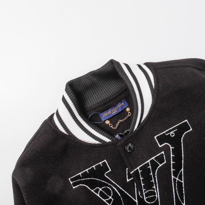 Louis Vuitton x NBA Men Womens Jackets Coat Luxury Brand Mens Jackets Varsity Blouson Top Quality   