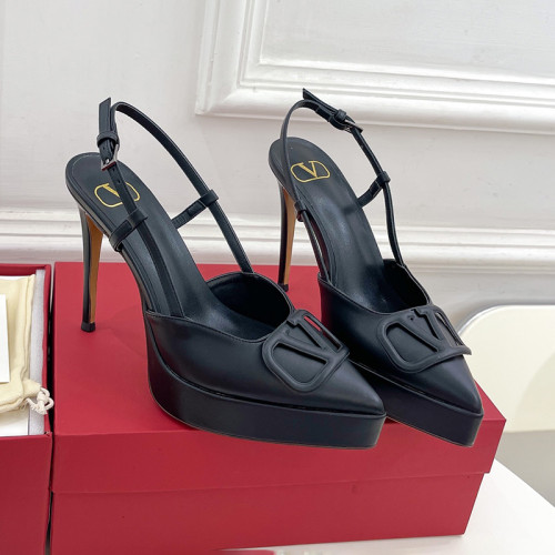 Valentino Garavani Women Fashion Shoes Pumps Luxury Brand Vlogo Signature Calfskin with Original Box 11cm Heel Whatsapp 