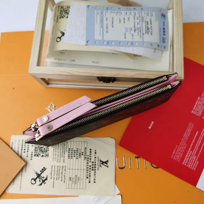 Louis Vuitton Mens Womens Wallets Purse Luxury Brand Designer Zippy WALLET M61269 with Original Box