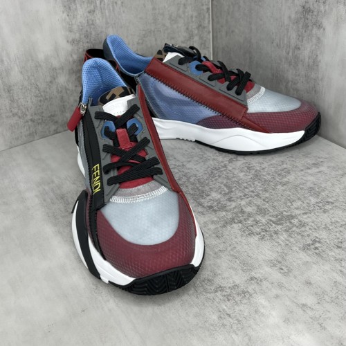 Fendi Mens Shoes Fashion Sneakers Luxury Brand Casual Fendi Flow Low-Top Sneakers Shoes for Men with Original Box Whatsapp 