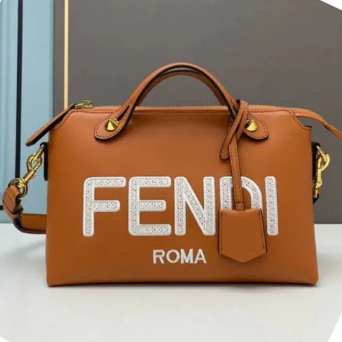 Fendi Womens Bags Shoulder Handbags Luxury Brand Fendi Roma Handbag with Original Box