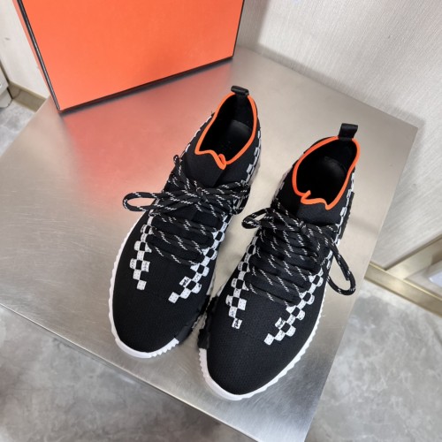 Hermes Mens Casual Shoes Fashion Sneakers Luxury Brand with Original Box