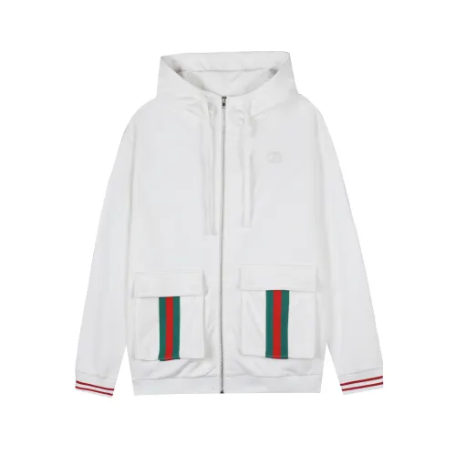 Gucci Womens Mens Zip Hoodie Coat Luxury Brand Mens Sweatshirt Winter Fashion   