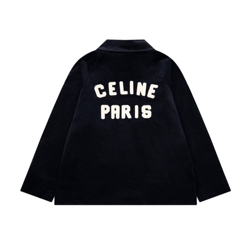 Celine Womens Coat Luxury Brand Mens Shirt Jacket Top Quality   