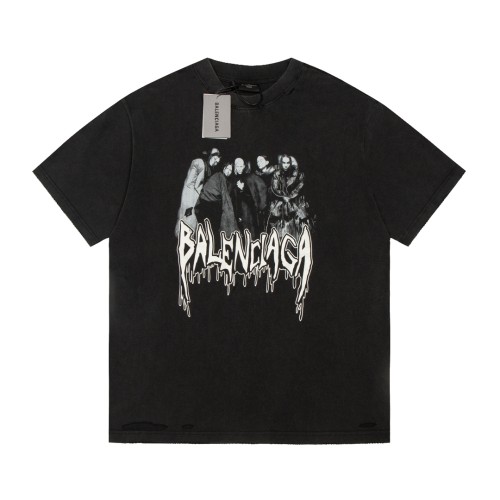 Balenciaga Luxury Brand Women Mens Short Sleeve T-Shirt   