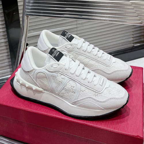 Valentino Womens Shoes Sneakers Leather Luxury Brand Women Rockstud Untitled Shoes with Original Box Whatsapp 