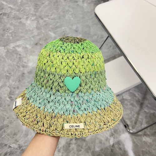 Celine Womens Hats Luxury Brand Design Celine Bucket Hat Straw Hat with Original Box  