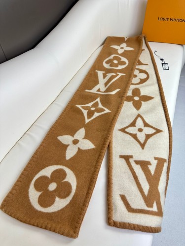 Louis Vuitton Scarves Men Womens Fashion Scarf with Original Box   