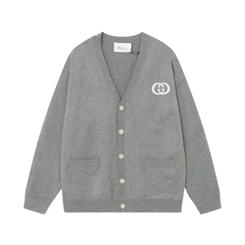 Gucci Cardigan Men Womens Knit Cardigan Luxury Brand Womens Knitwear Knit Wool Cardigan With Interlocking G Top Quality   