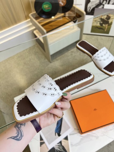 Hermes Womens Shoes Extra Slippers Casual Fashion Slipper Luxury Brand with Original Box