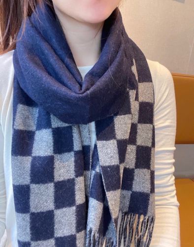 Louis Vuitton Scarves Men Womens Fashion Scarf with Original Box   