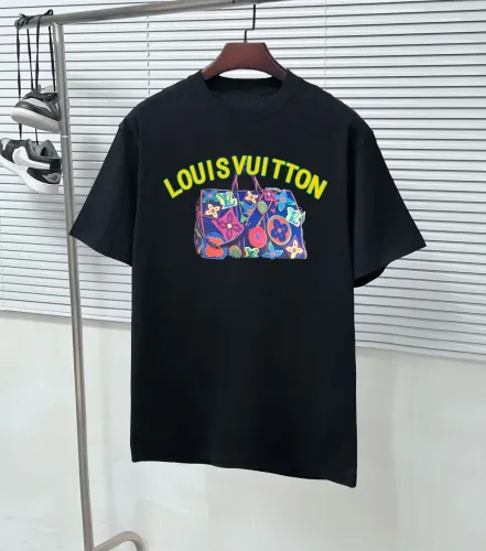 Louis Vuitton Luxury Brand Men Womens Short Sleeve T-Shirt   