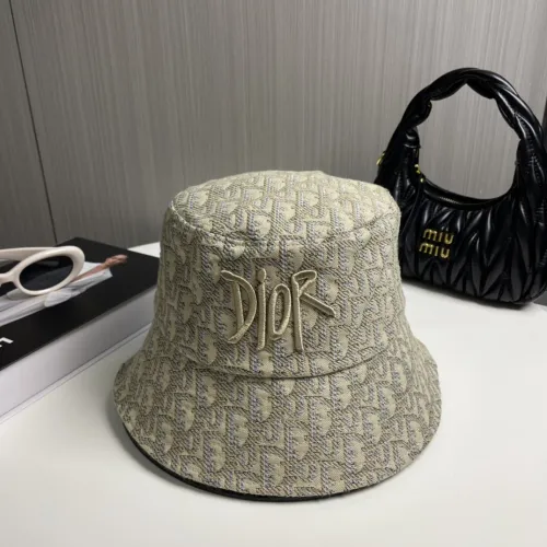 Dior Men Womens Bucket Hat Luxury Brand Design Dior Cap with Original Box  