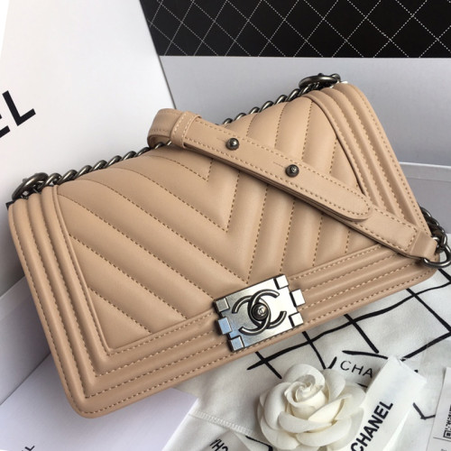 Chanel Womens Bags Crossbody Bag Luxury Brand Le Boy Chanel Handbag with Original Box