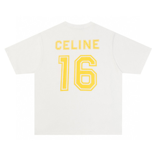 Celine Luxury Brand Women Mens Short Sleeve T-Shirt   