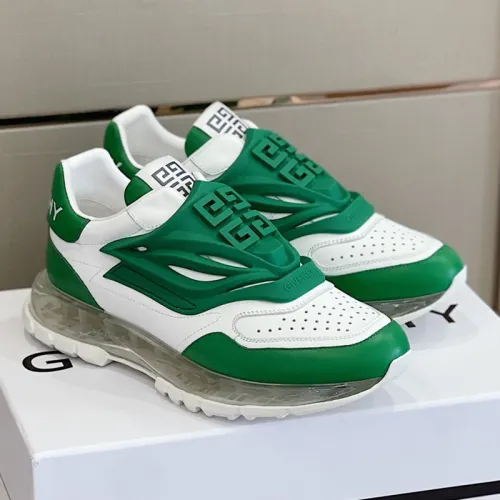 Givenchy Men Shoes Fashion Type Luxury Brand GIVENCHY SNEAKERS IN LEATHER WITH LATEX BAND with Original Box