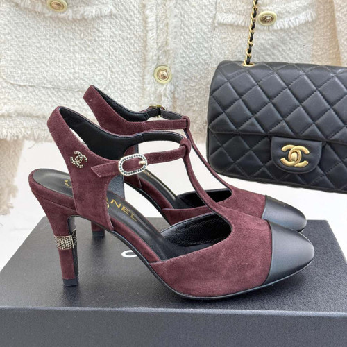 Chanel Womens Shoes Pumps 8.5cm Heel Fashion Sandals Summer Design Luxury Brand Design with Original Box whatsapp 