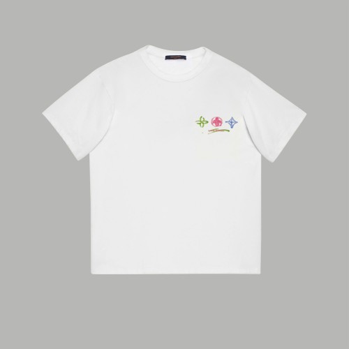 Louis Vuitton Luxury Brand Men Womens Short Sleeve T-Shirt   
