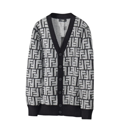 Fendi Cardigan Men Womens Knit Cardigan Luxury Brand Womens Knitwear Top Quality   