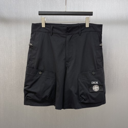 Dior Luxury Brand Women Mens Pant Shorts WDIOR AND STONE ISLAND Bermuda Shorts 493C172A6144_C980   