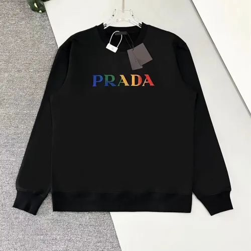 Prada Women Mens Long Sleeve T Shirts Sweatshirt Luxury Brand Mens Sweatshirts   