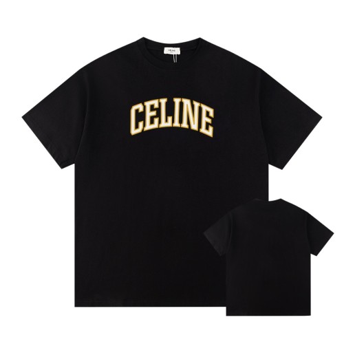 Celine Luxury Brand Women Mens Short Sleeve T-Shirt   
