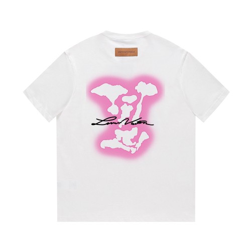 Louis Vuitton Luxury Brand Men Womens Short Sleeve T-Shirt   